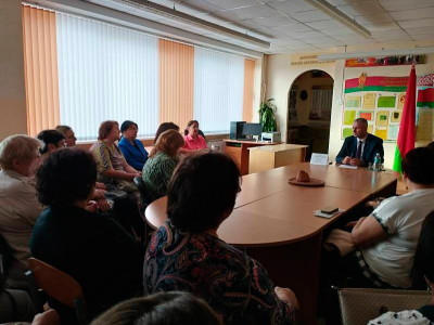 Встреча главы района с населением