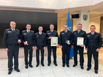 В Минске наградили лучших участковых инспекторов милиции